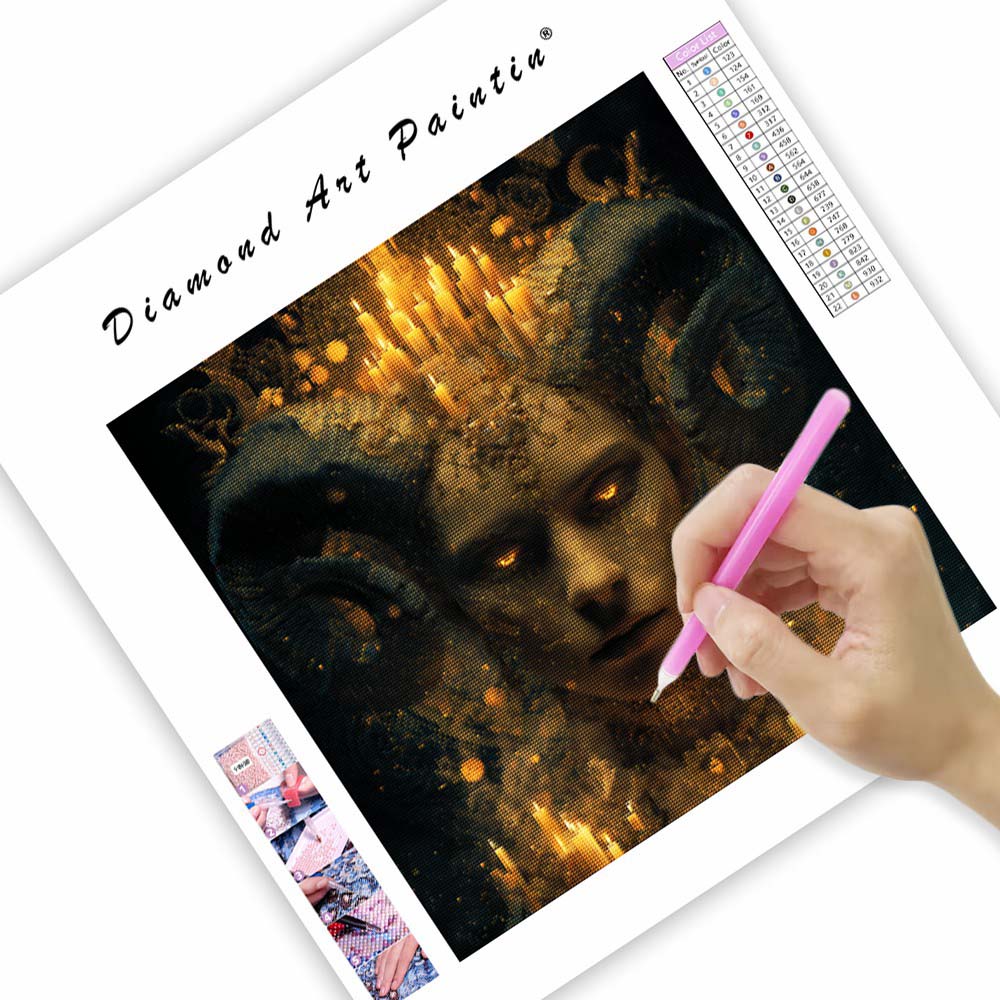 Flammornas drottning - Diamantmålning