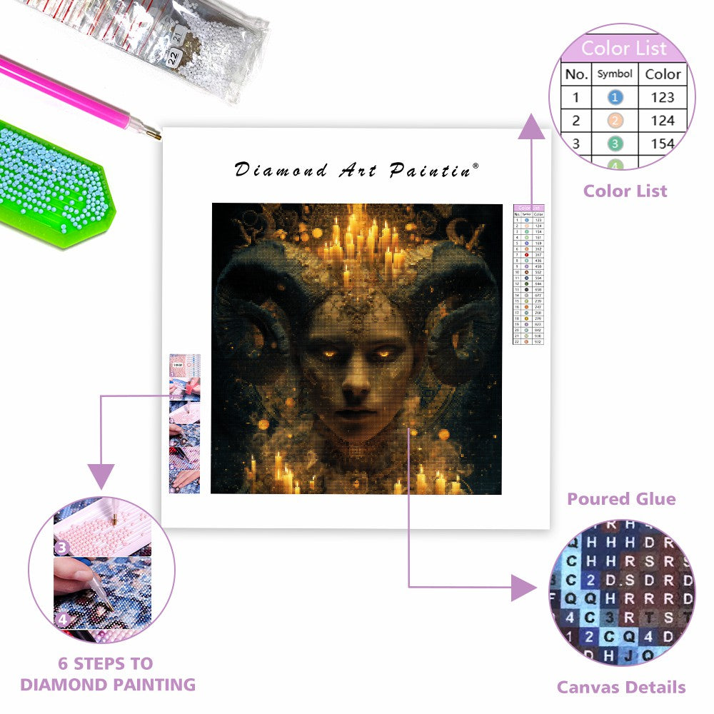 Flammornas drottning - Diamantmålning