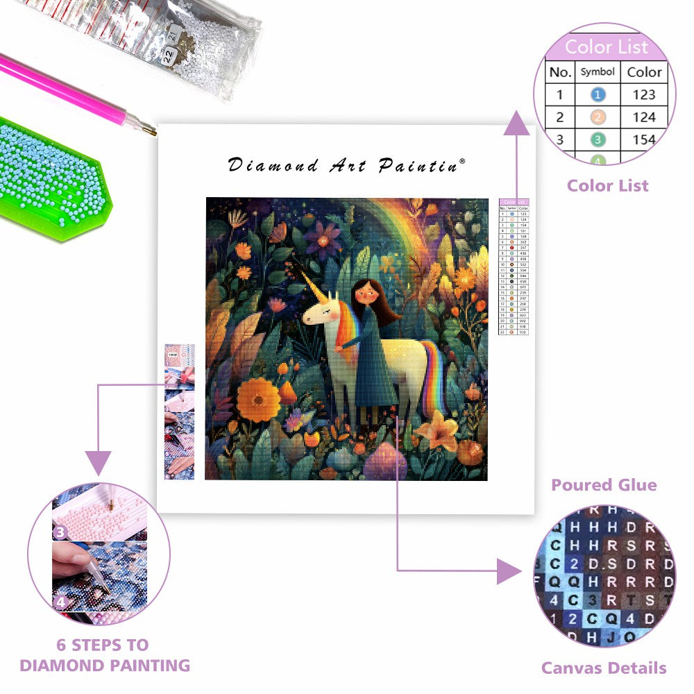 Regnbågslöfte - Diamantmålning