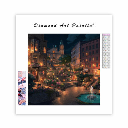 Trappa till gryningen - Diamantmålning