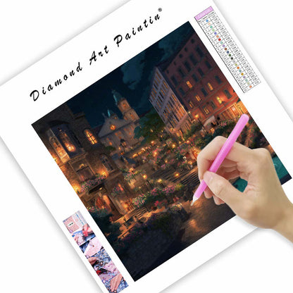 Trappa till gryningen - Diamantmålning