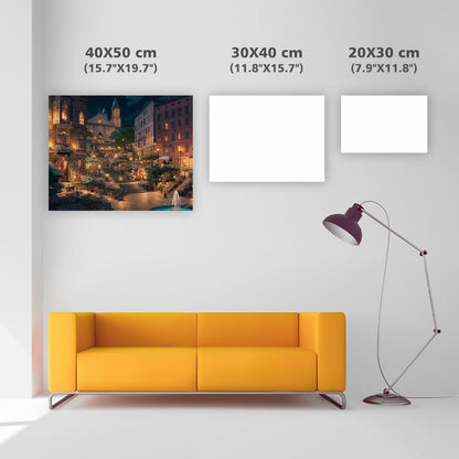 Trappa till gryningen - Diamantmålning