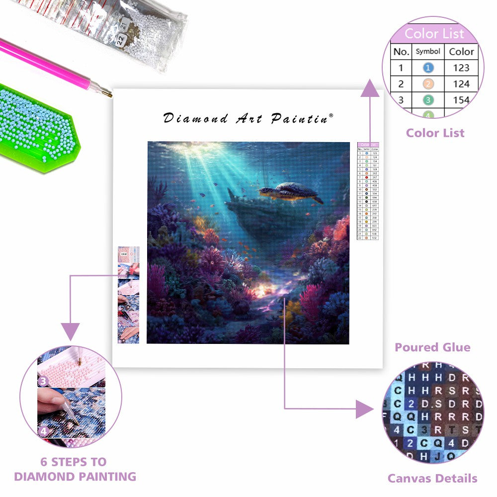 Undervattensrelik - Diamantmålning