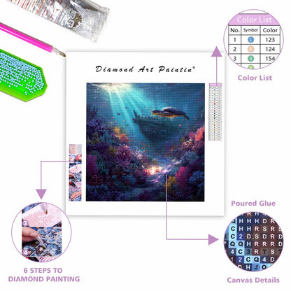 Undervattensrelik - Diamantmålning