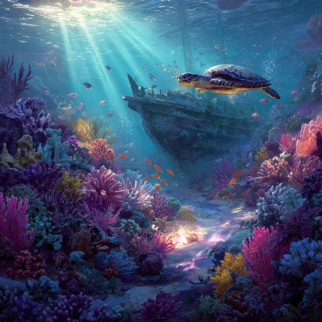 Undervattensrelik - Diamantmålning