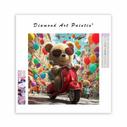 Urban björnfärd - Diamantmålning