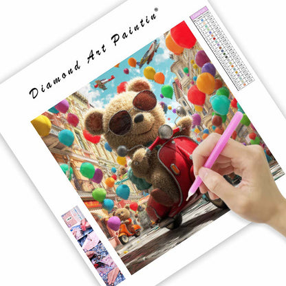 Urban björnfärd - Diamantmålning