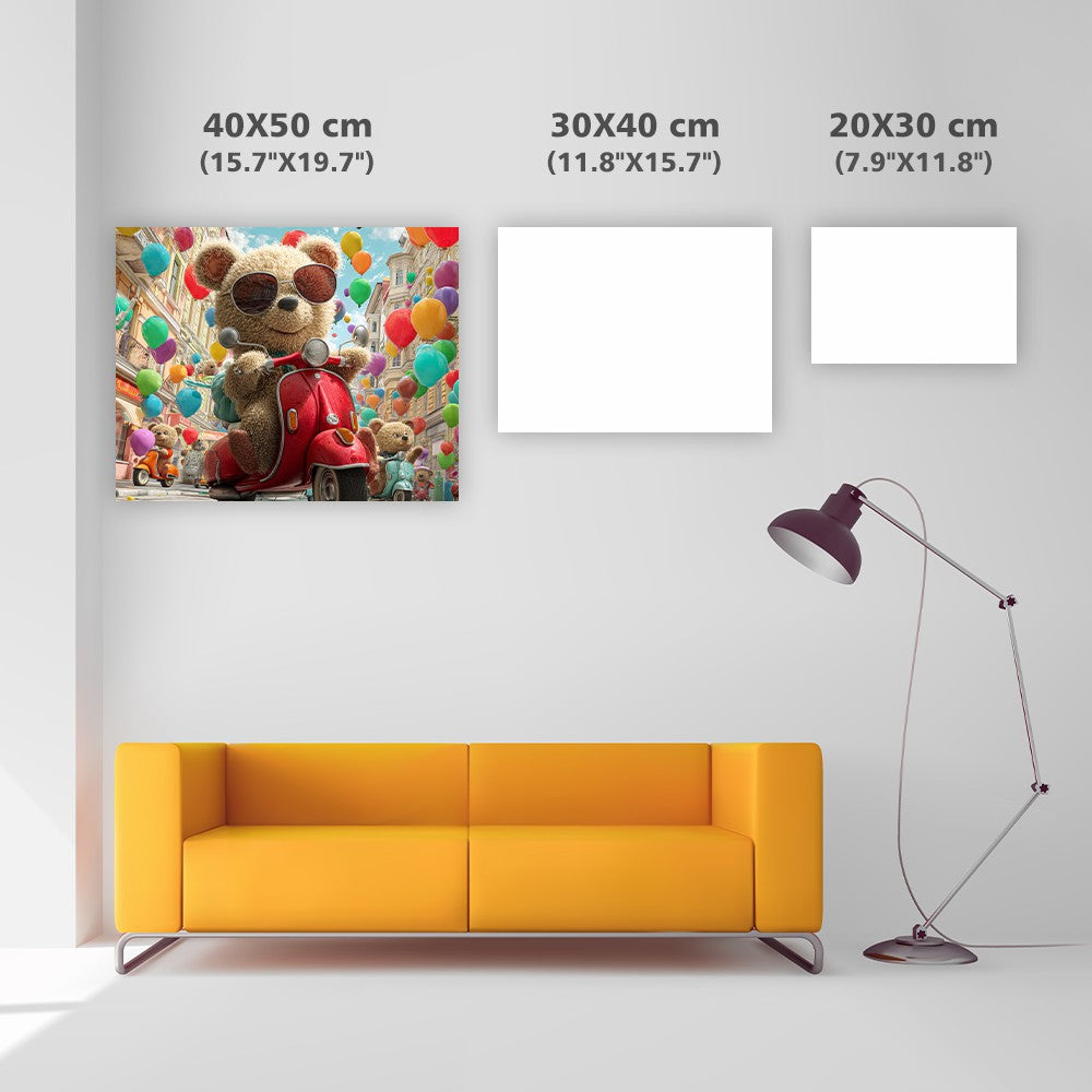 Urban björnfärd - Diamantmålning