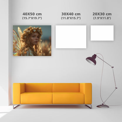 Regnbågens vingar - Diamantmålning