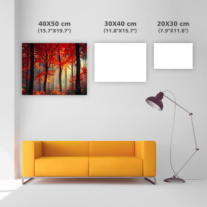 Höstskog - Diamantmålning