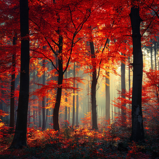 Höstskog - Diamantmålning