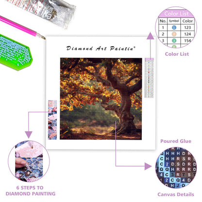 Höstek - Diamantmålning