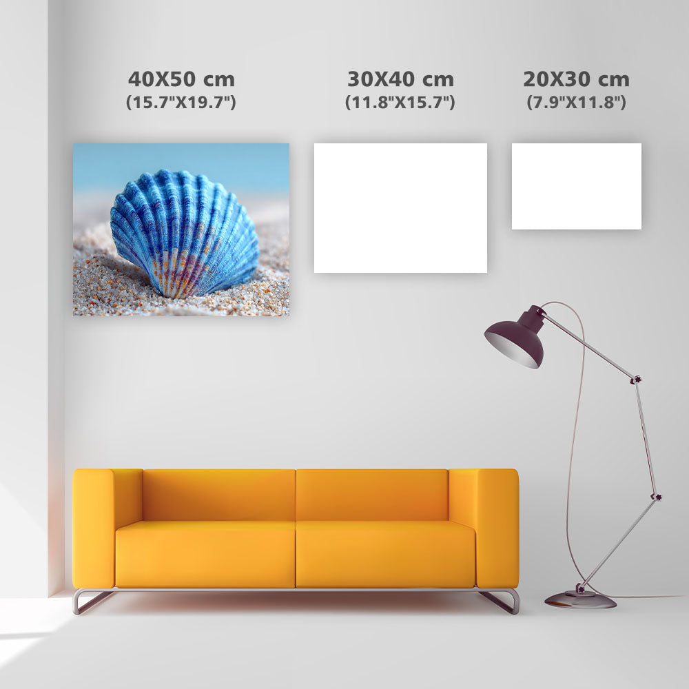 Blå Snäcka - Diamantmålning