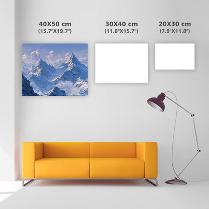 Kall Morgon i Blå Bergen - Diamantmålning