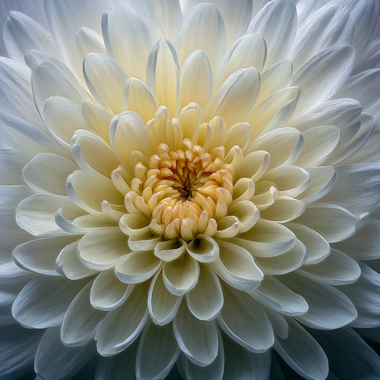 Detaljerad Krysantemum - Diamantmålning