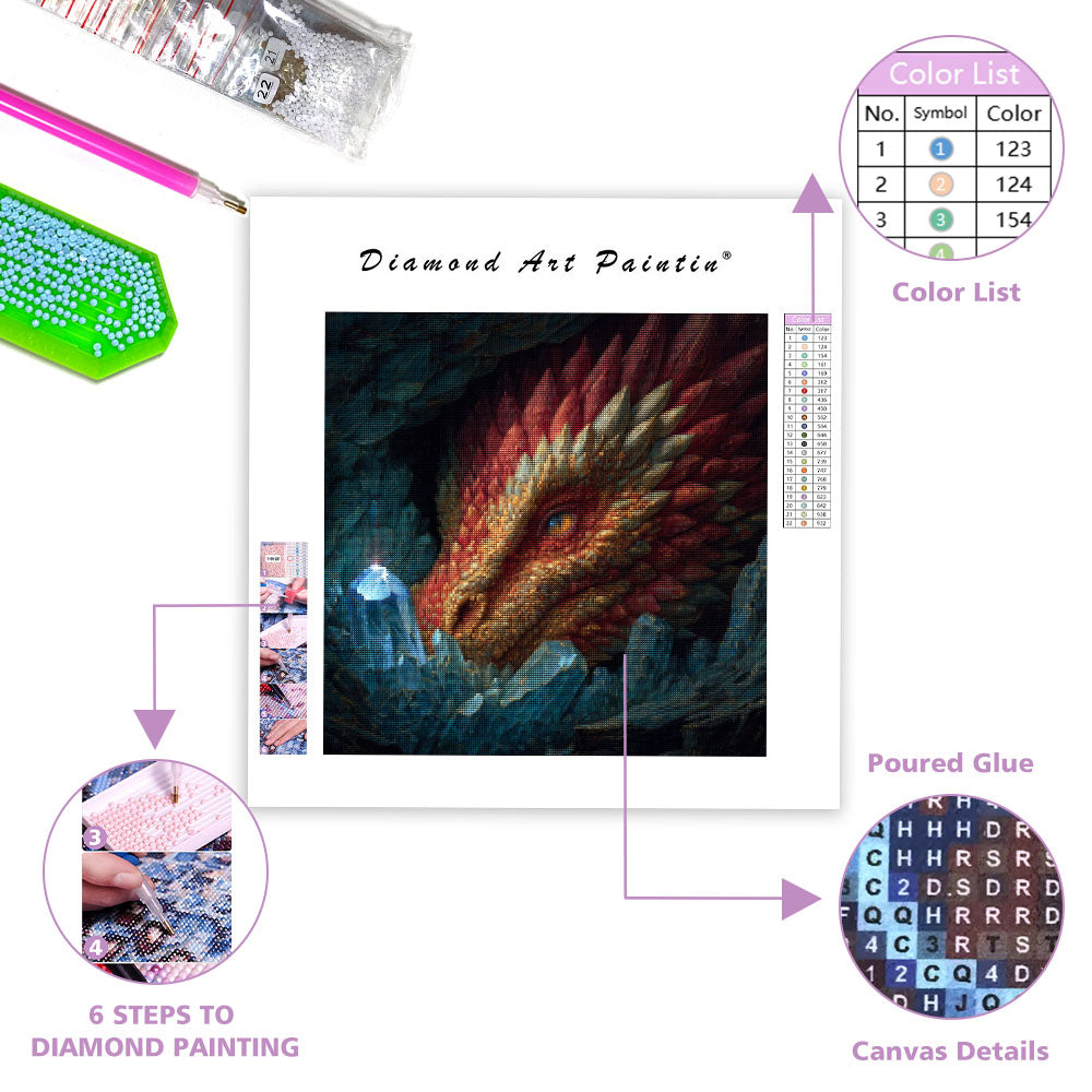 Drake i Grottan - Diamantmålning