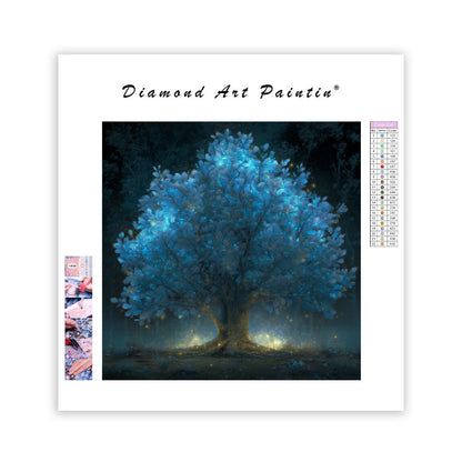 Fantasiträd - Diamantmålning