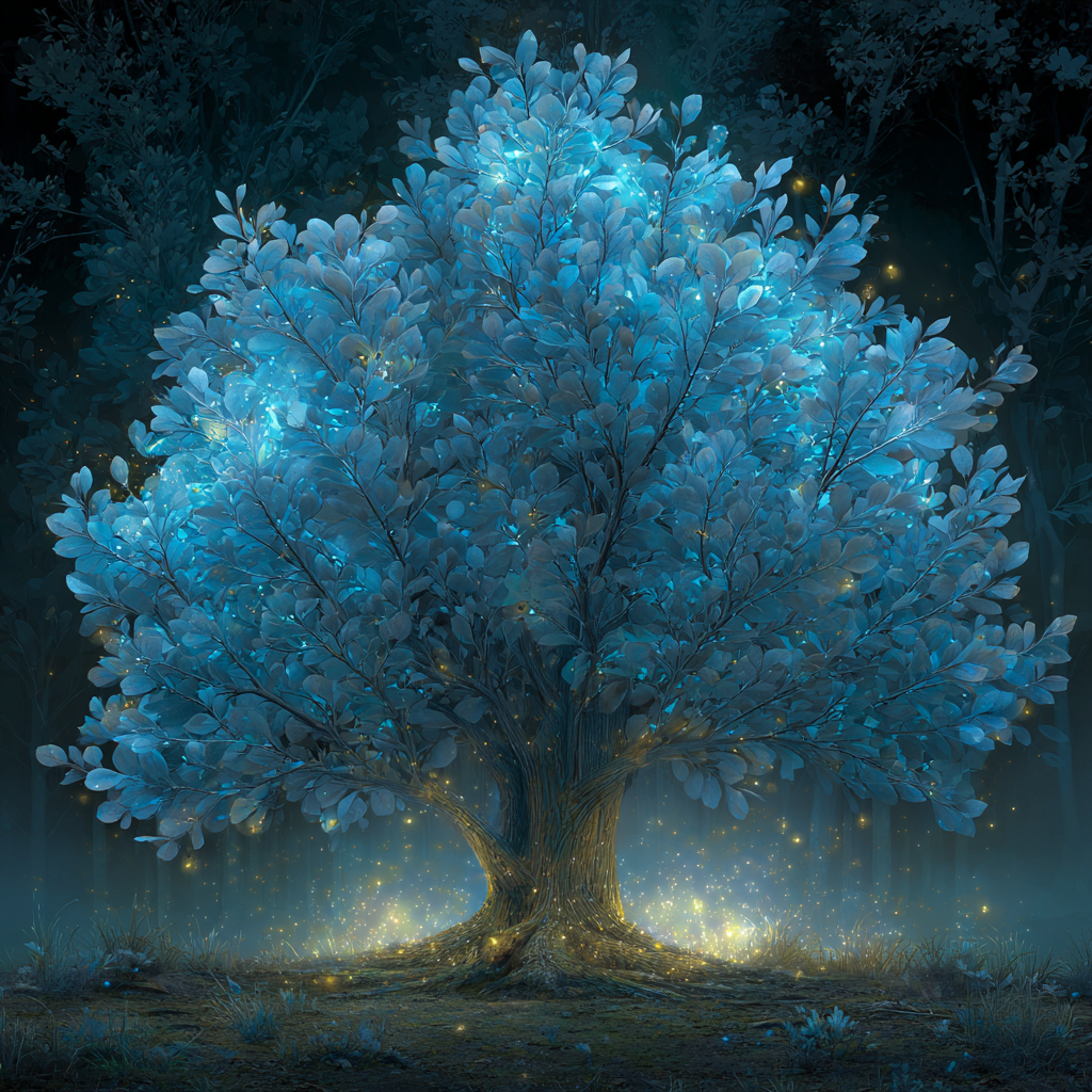 Fantasiträd - Diamantmålning