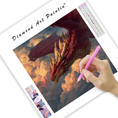 Flygande Gyllene Drake - Diamantmålning