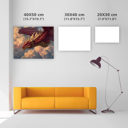 Flygande Gyllene Drake - Diamantmålning