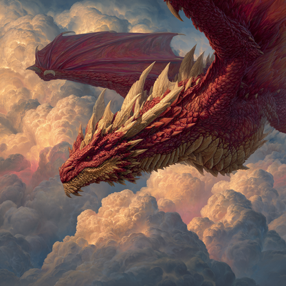 Flygande Gyllene Drake - Diamantmålning