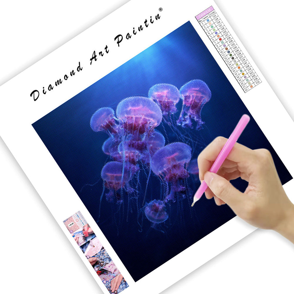 Glödande Manet - Diamantmålning