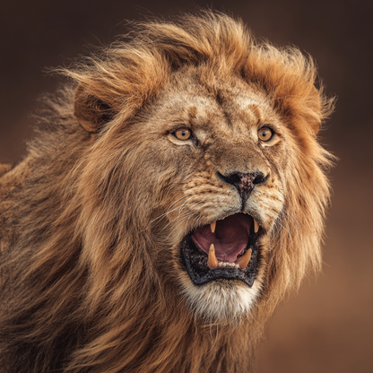 Lejon på Savannen - Diamantmålning