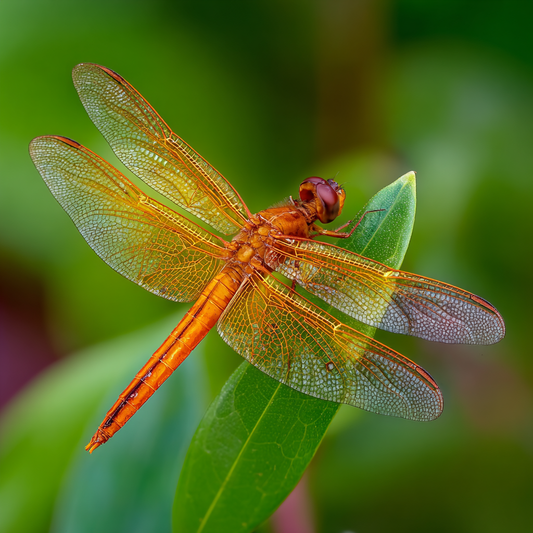 Orange Trollslända - Diamantmålning