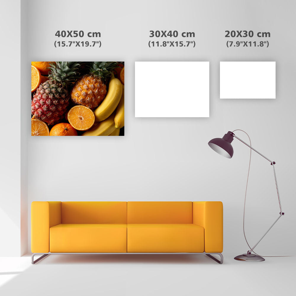 Tropisk Fruktbricka - Diamantmålning