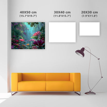 Tropisk Djungel - Diamantmålning