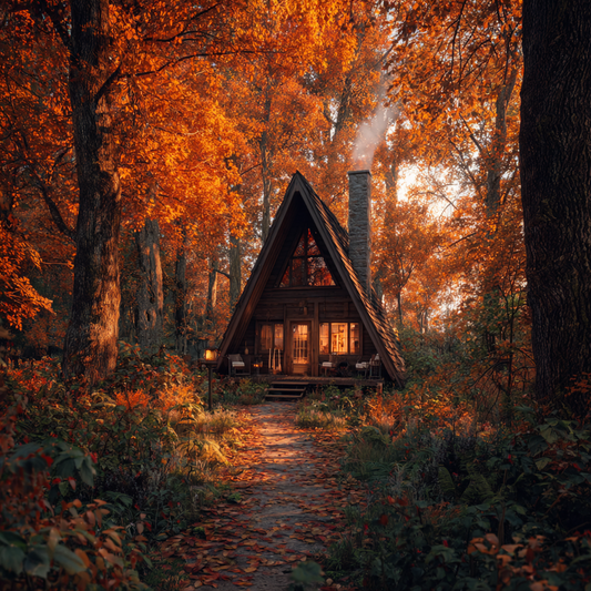 Höstskog reträtt - Diamantmålning