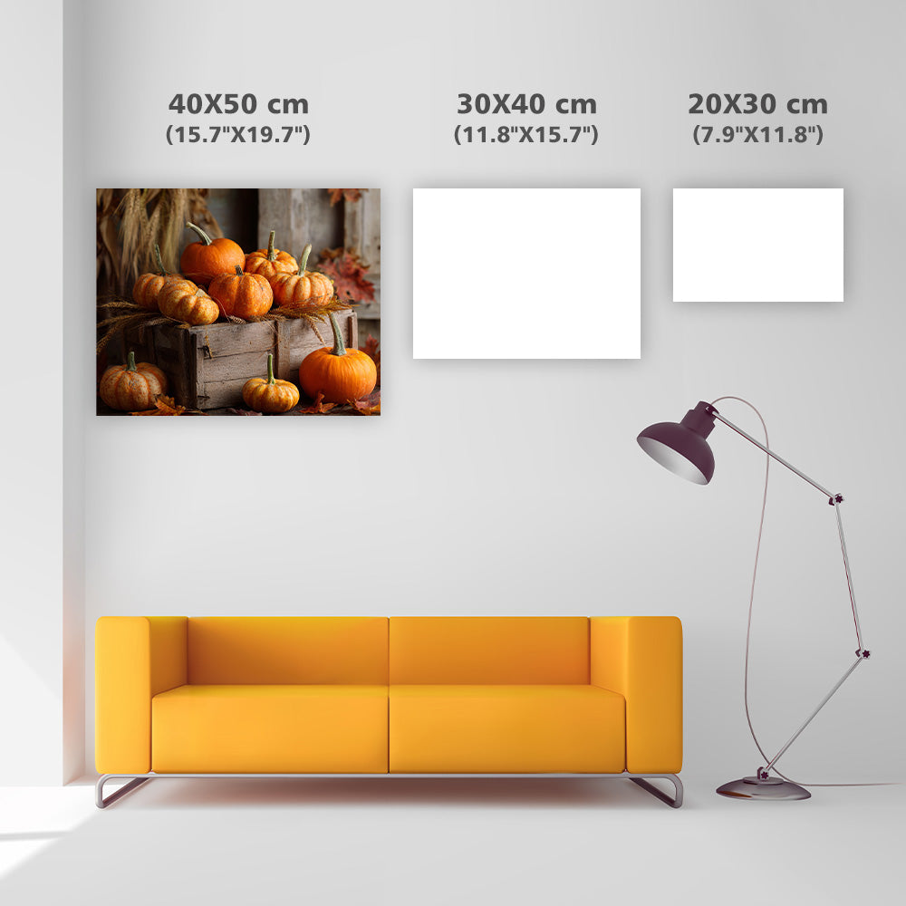 Höst pumpa skörd - Diamantmålning