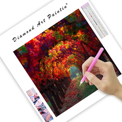 Höst vingård tunnel - Diamantmålning