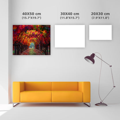 Höst vingård tunnel - Diamantmålning