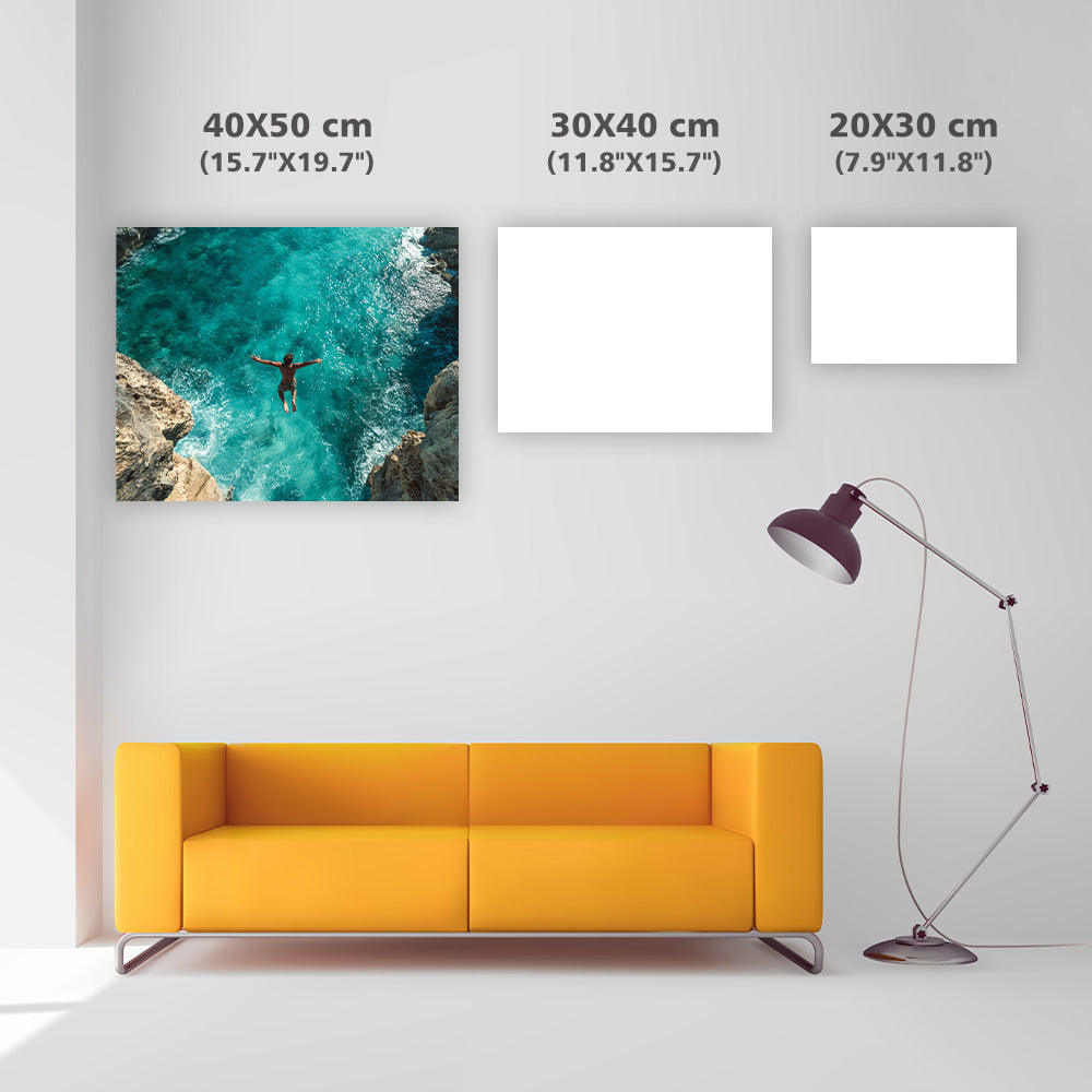 Klippdykare i luften - Diamantmålning