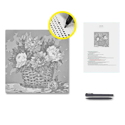 Blommande romantik – Punktmålning