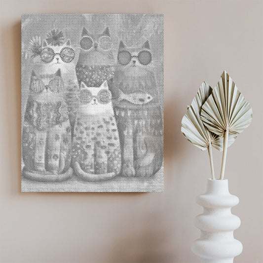 Coolt kattgäng – Punktmålning