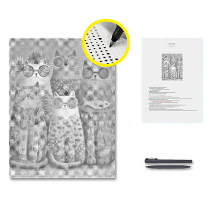 Coolt kattgäng – Punktmålning