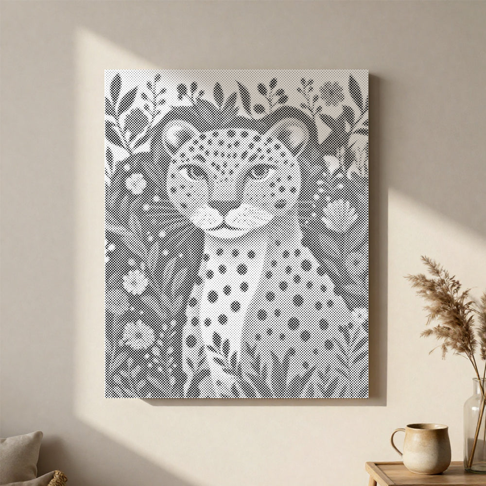 Djungelleopard – Punktmålning