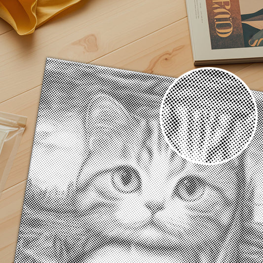 Mona Lisa-katt – Punktmålning