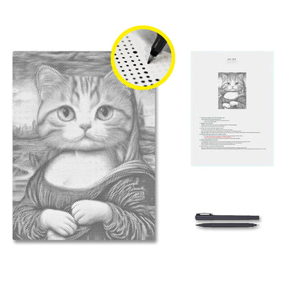 Mona Lisa-katt – Punktmålning