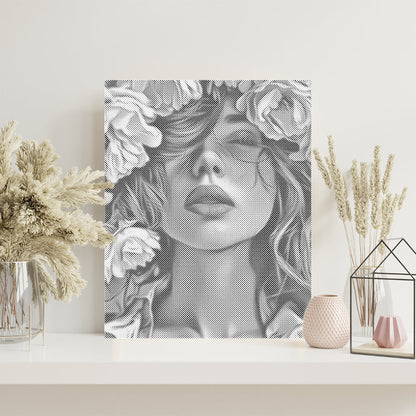 Liten blombukett – Punktmålning