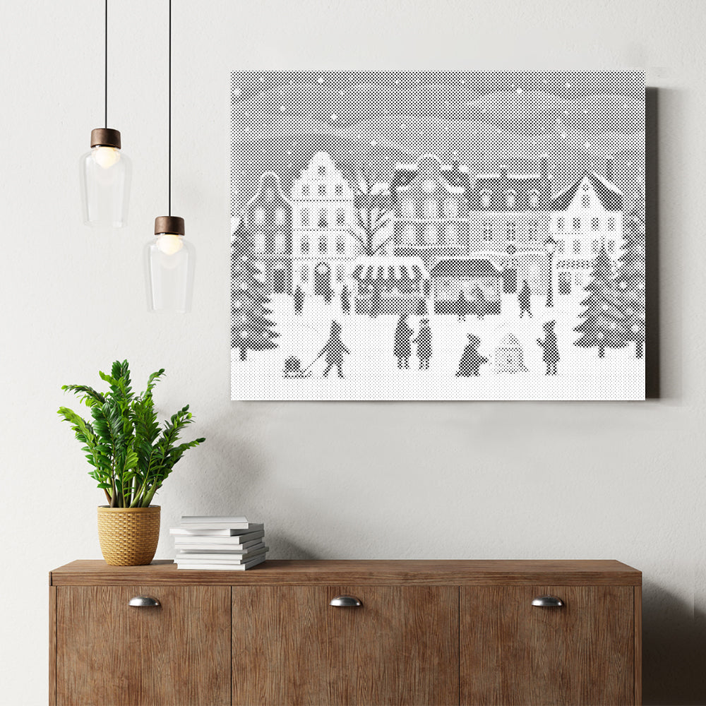 Julmarknadsby – Punktmålning