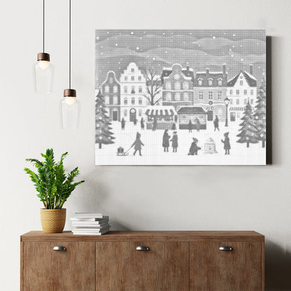 Julmarknadsby – Punktmålning