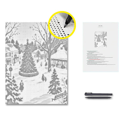 Snöfall i december – Punktmålning