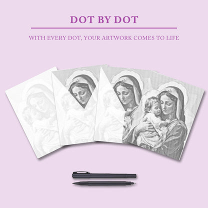 Helig omfamning - Prickmålning