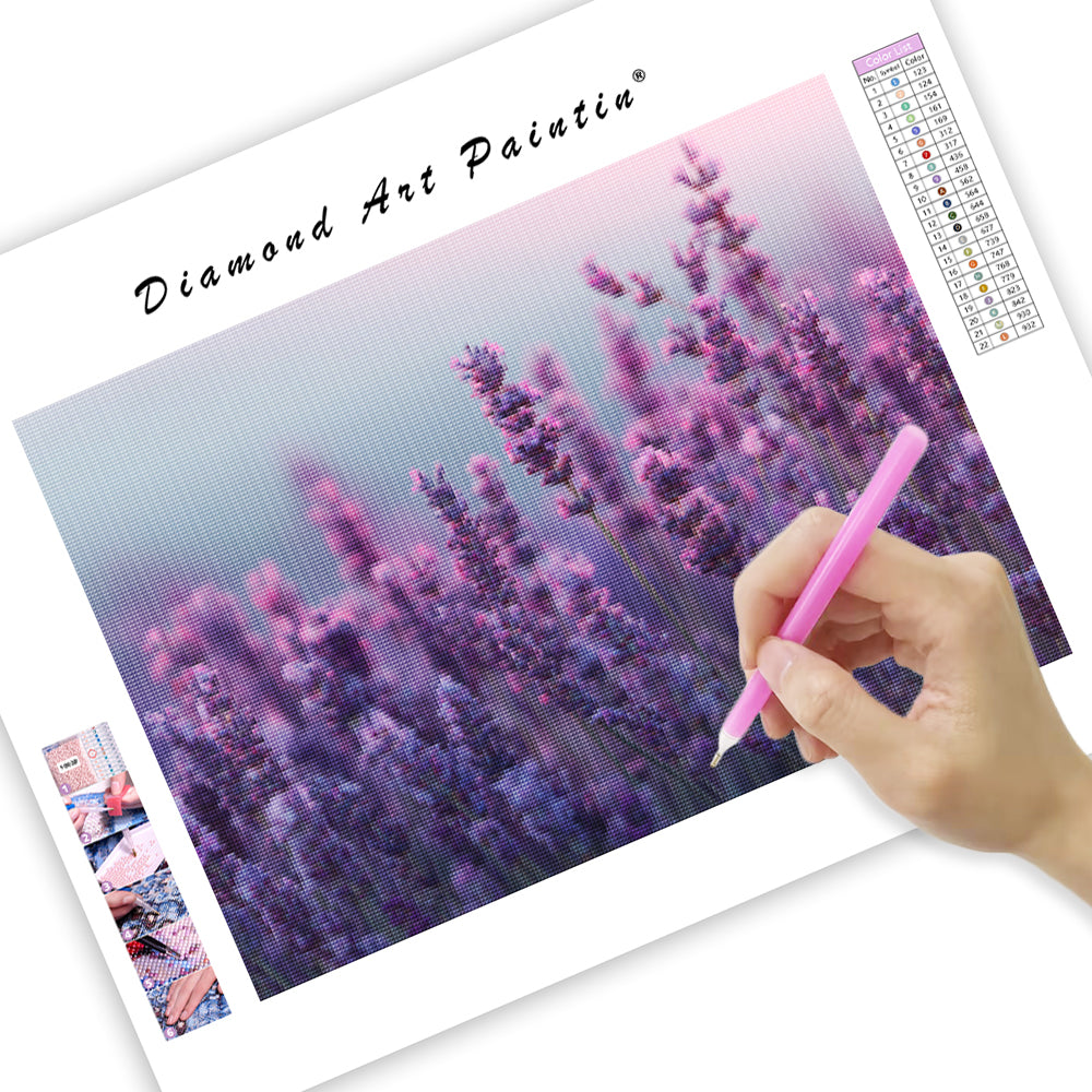 Lavendel – Diamantmålning
