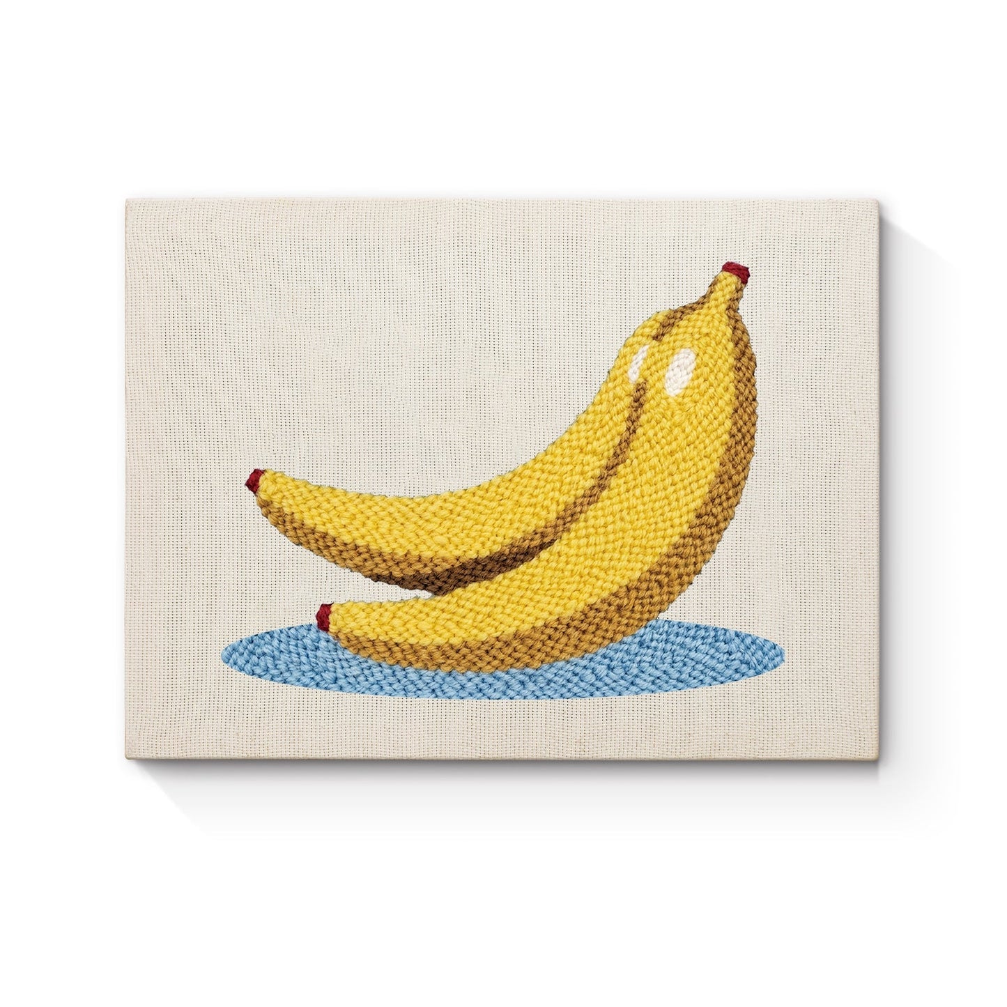 Bananbroderi – Punch needle-broderi
