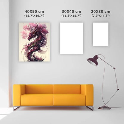 Sakura Dragon - DiamantmåLning
