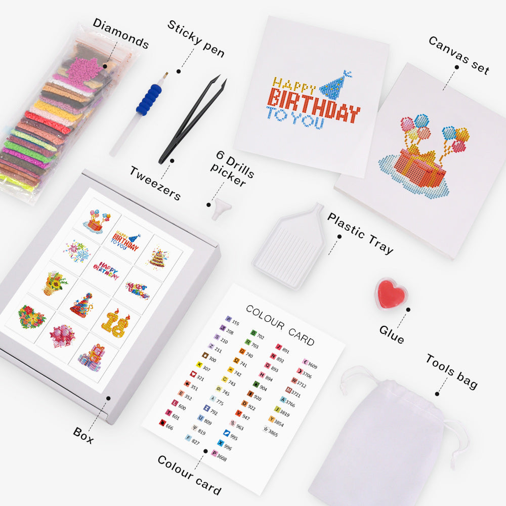 Mini-födelsedagsfirande glädje